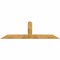 Ekena Millwork Portland Rough Sawn Timber Gable Bracket, Western Red Cedar, 84"W x 24"H x 2"D x 6"F, 7/12 Pitch GBW084X24X0206POR00RWR - alternate 1